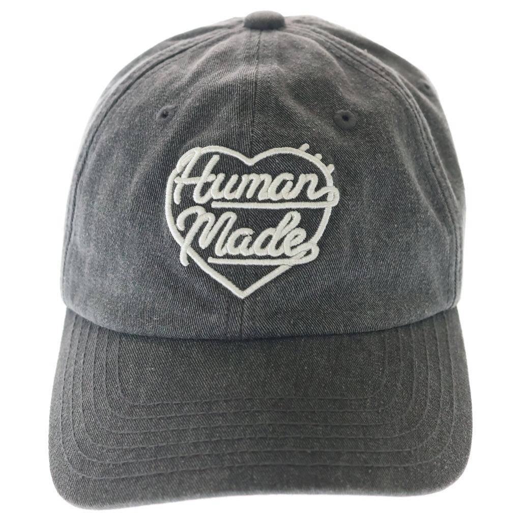 HUMAN MADE ベースボールキャップ グレー HUMAN MADE(ヒューマンメイド) 24SS 6 PANEL CAP ハートロゴ デニム