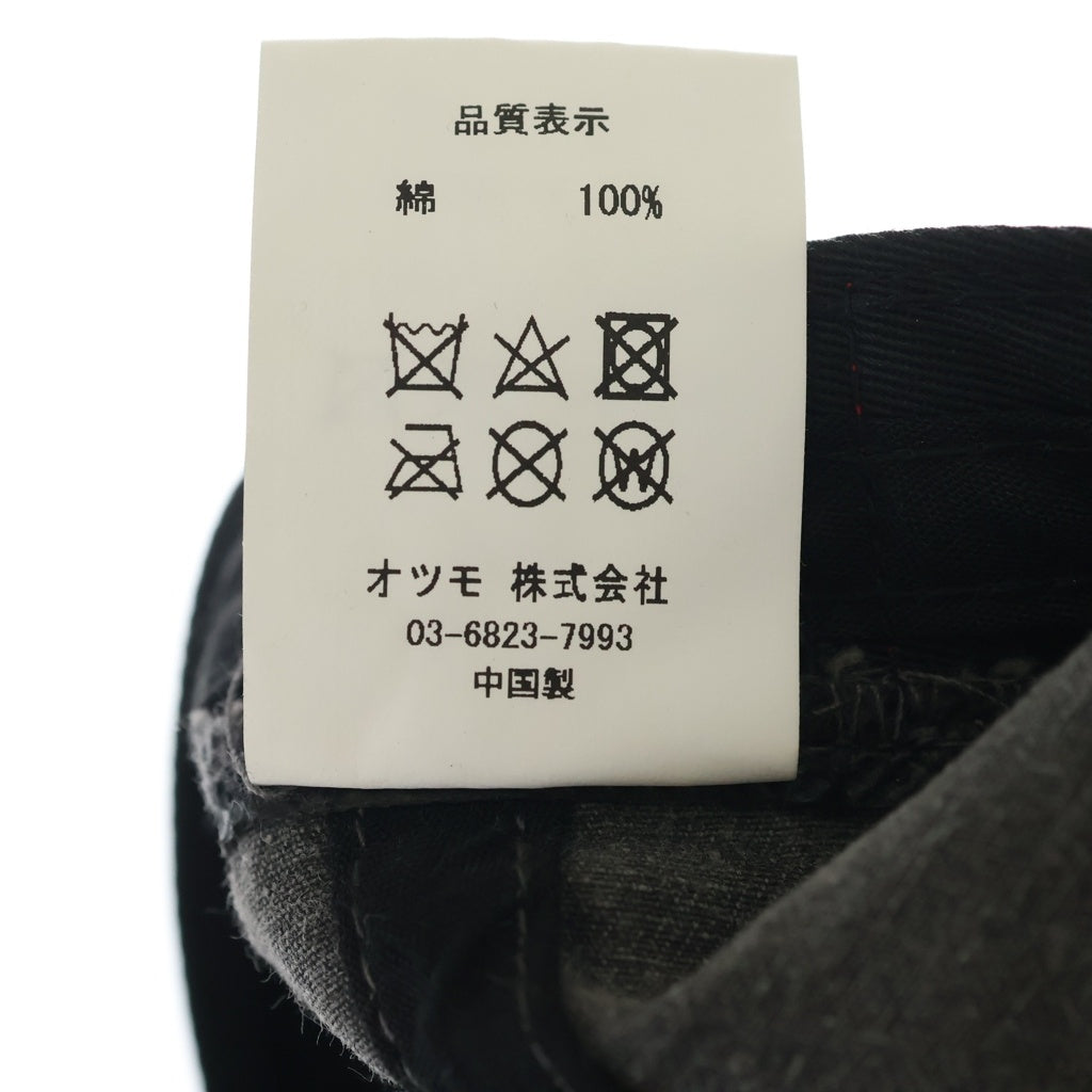 HUMAN MADE(ヒューマンメイド) 24SS 6 PANEL CAP ハートロゴ デニム キャップ 帽子 グレー