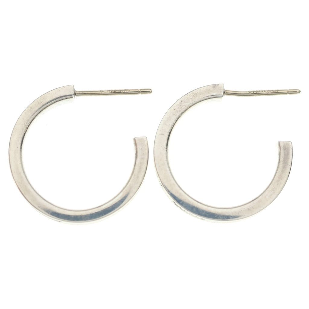 TIFFANY & Co.(ティファニー) 1837 ロゴ フープ ピアス シルバー レディース