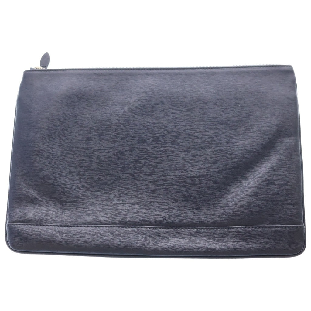 EMPORIO ARMANI(エンポリオアルマーニ) Leather clutch bag レザー クラッチ バッグ ネイビー YC91E Y4P019