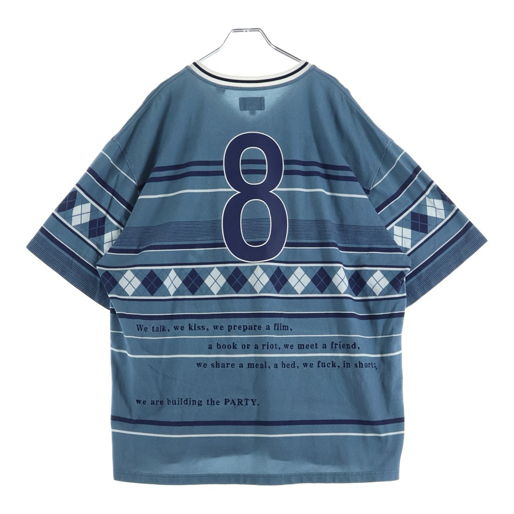 SUPREME(シュプリーム) 23SS ×Bernadette Corporation Pique Soccer Top ×バーナデット コーポレーション ピケ サッカー 半袖Tシャツ カットソー ブルー