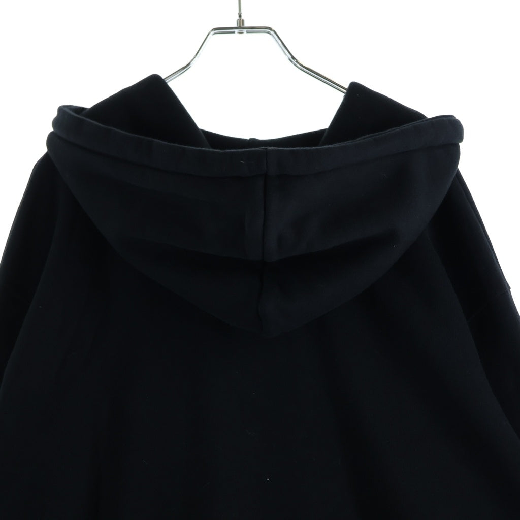 Palm Angels(パームエンジェルス) 21AW St.Moritz Heart Sprayed Hoody サンモリッツ ハート スプレード フーディー プルオーバーパーカー ブラック PMBB003S221FLE017