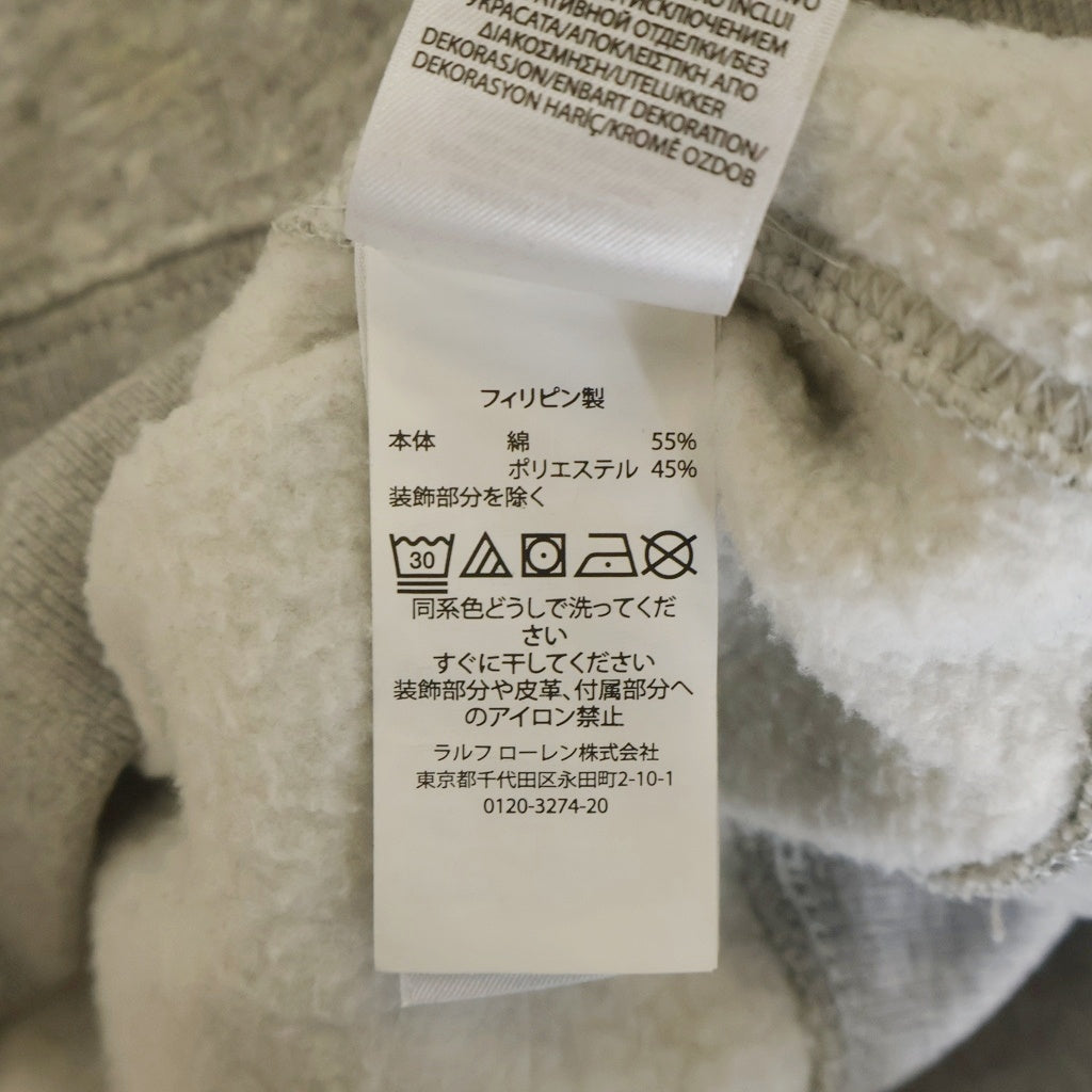 POLO RALPH LAUREN(ポロラルフローレン) SUIT BEAR BEAR FLEECE SWEATSHIRT スーツ ベア ベア フリース スウェットシャツ グレー 710766808002