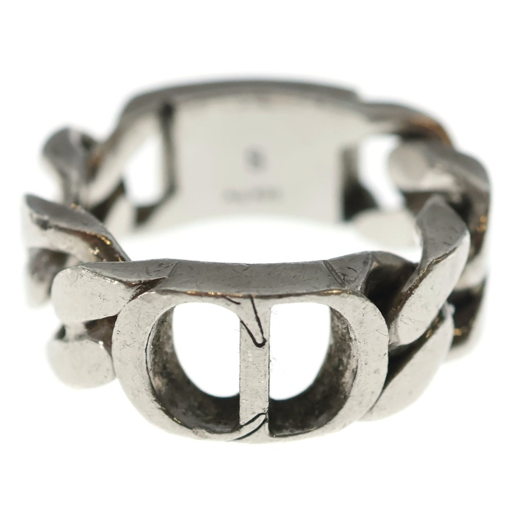 DIOR(ディオール) CD ICON CDアイコン チェーンリンク シグネチャー リング シルバー