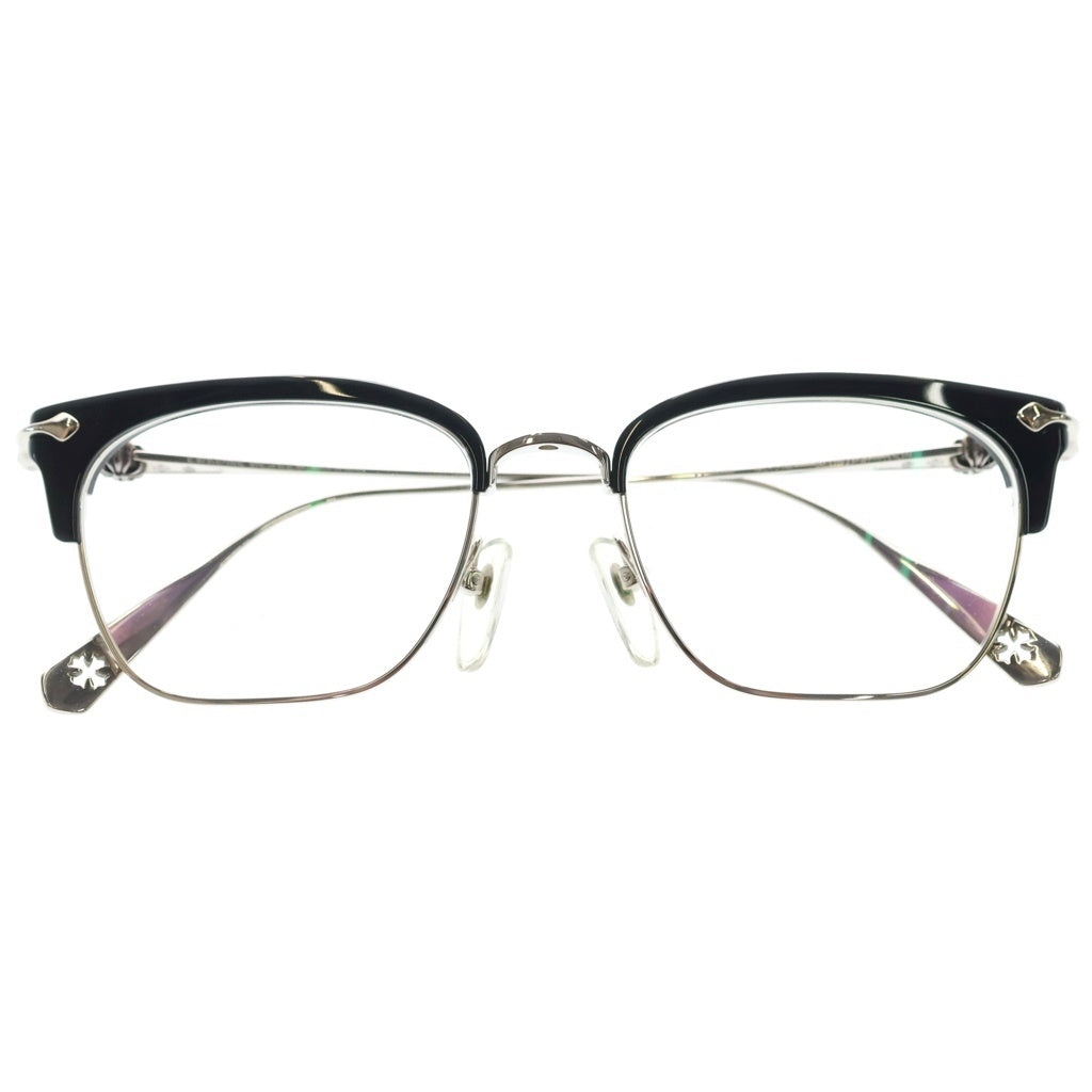 CHROME HEARTS(クロムハーツ) SLUNTRADICTION CHプラス テンプル ウエリントン アイウェア 眼鏡 シルバー
