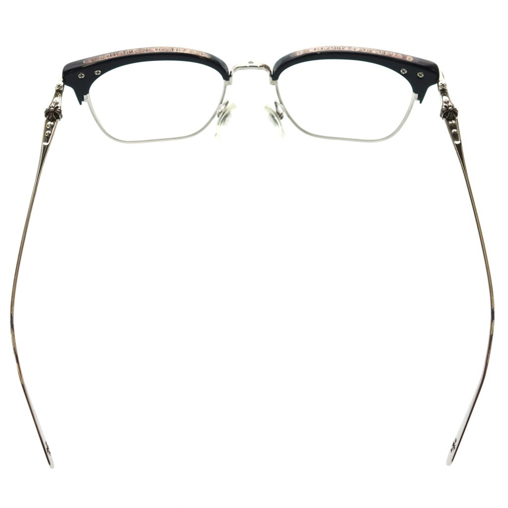 CHROME HEARTS(クロムハーツ) SLUNTRADICTION CHプラス テンプル ウエリントン アイウェア 眼鏡 シルバー