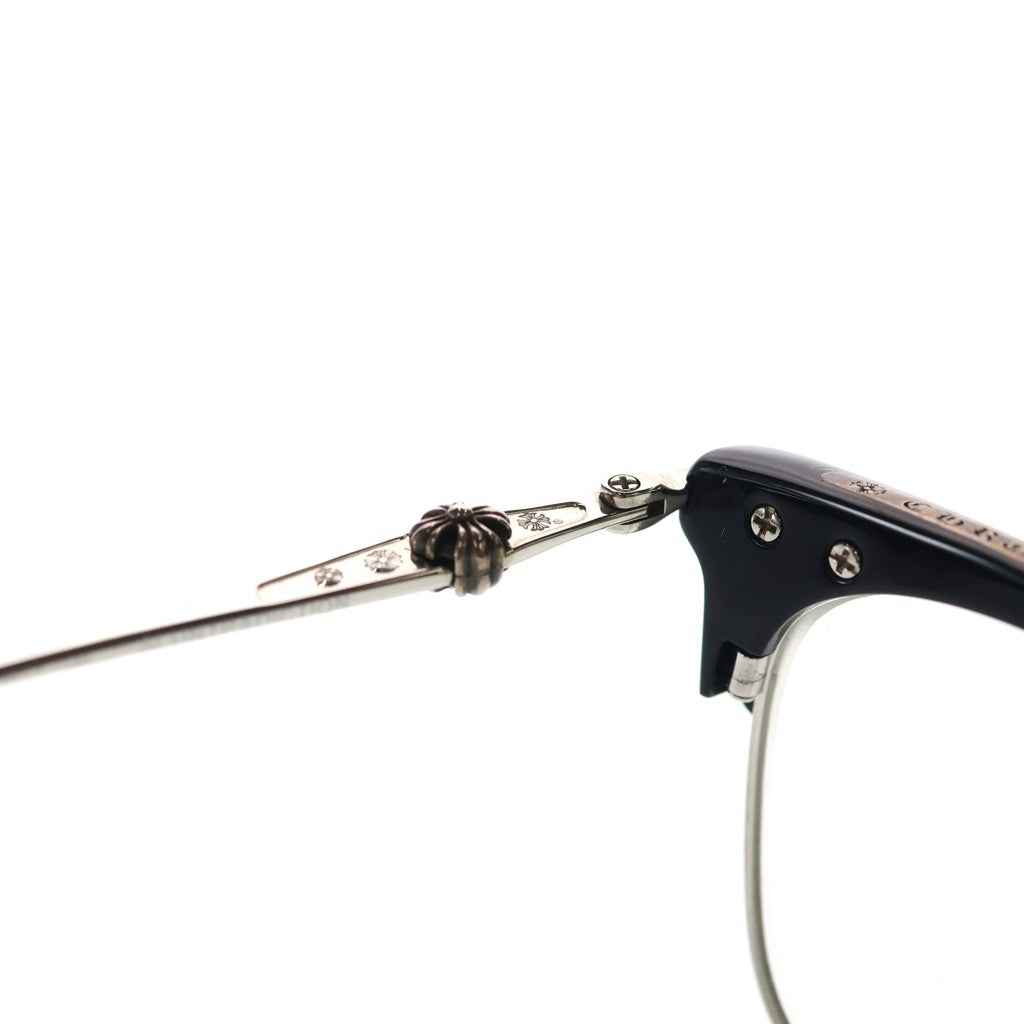 CHROME HEARTS(クロムハーツ) SLUNTRADICTION CHプラス テンプル ウエリントン アイウェア 眼鏡 シルバー