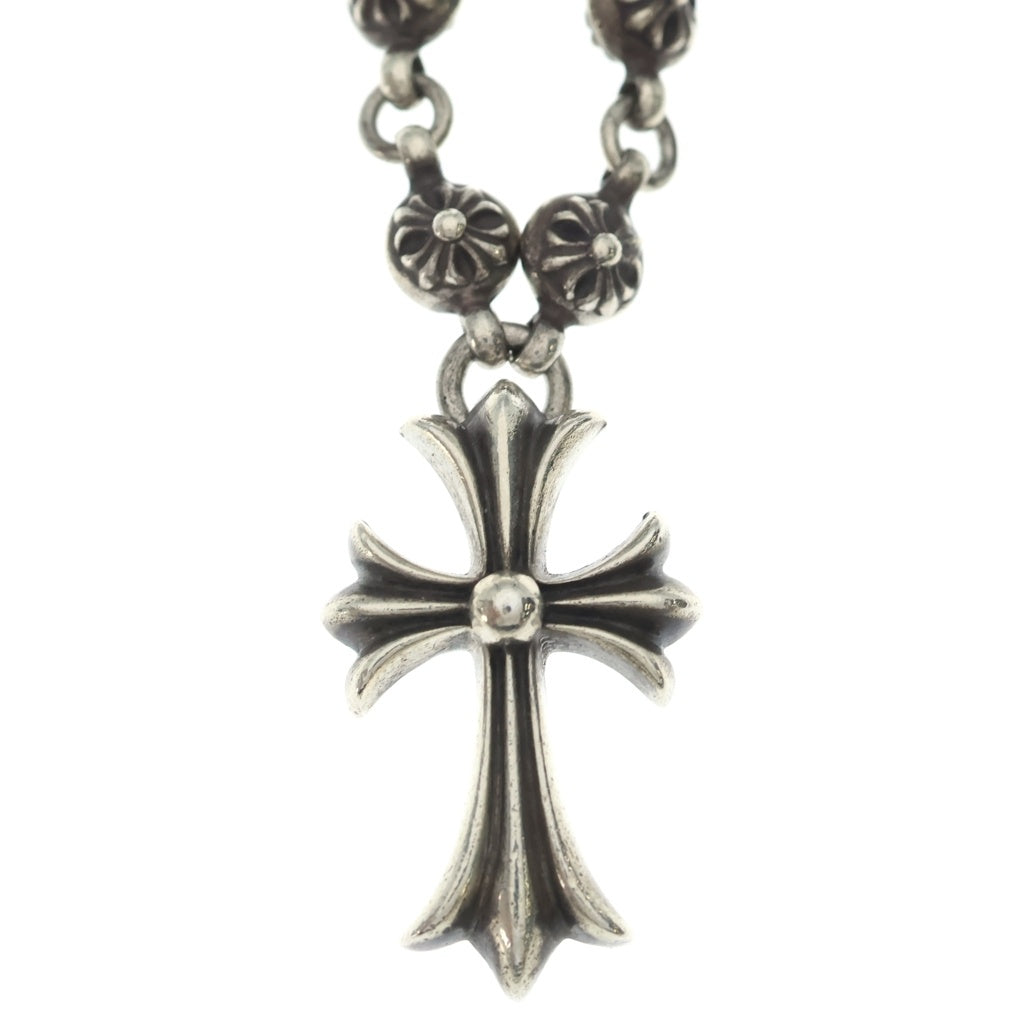 CHROME HEARTS(クロムハーツ) #1 CRSBL CHN SML CH CRS クロスボールチェーン スモールCHクロス ネックレス シルバー BCA193