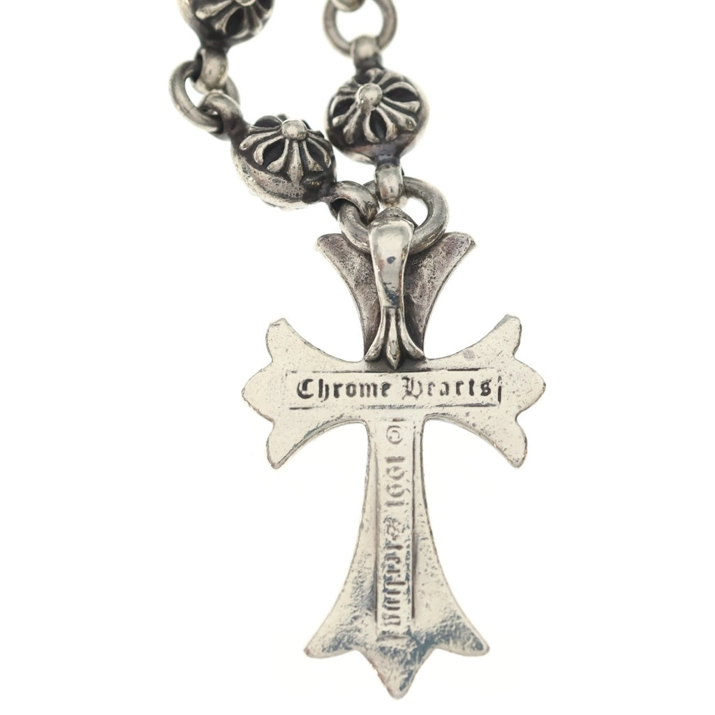 CHROME HEARTS(クロムハーツ) #1 CRSBL CHN SML CH CRS クロスボールチェーン スモールCHクロス ネックレス シルバー BCA193