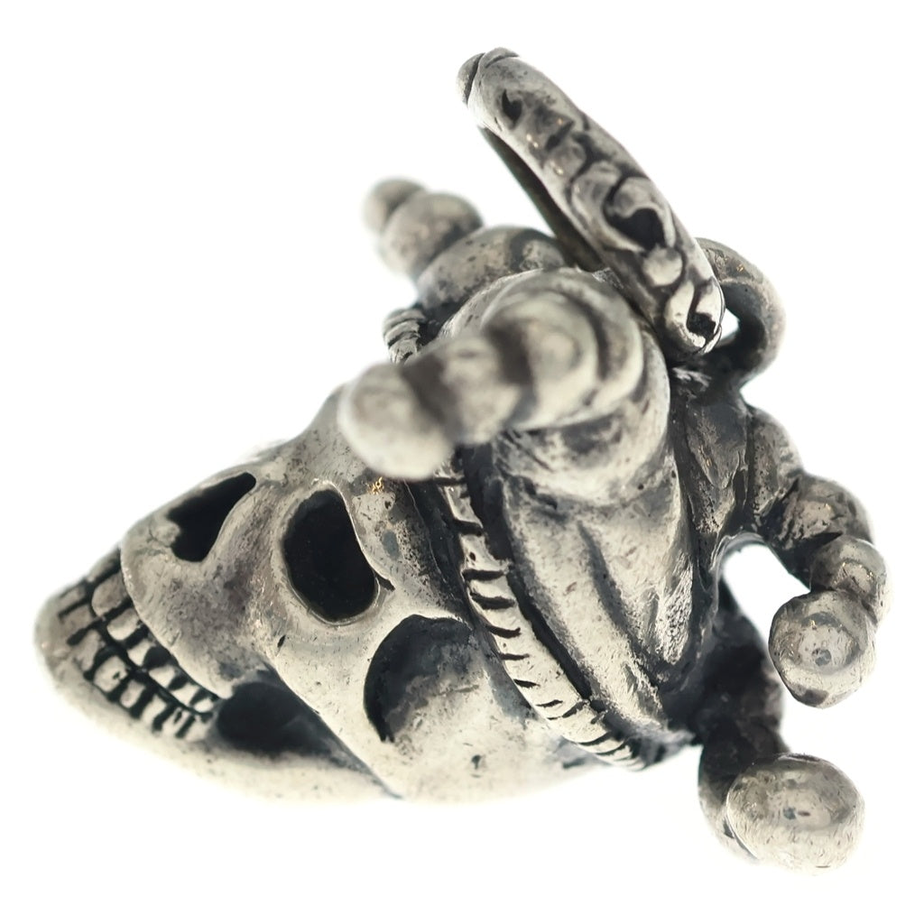 NO BRAND(ノーブランド) アーティテュード Jester Skull ペンダントトップ シルバー