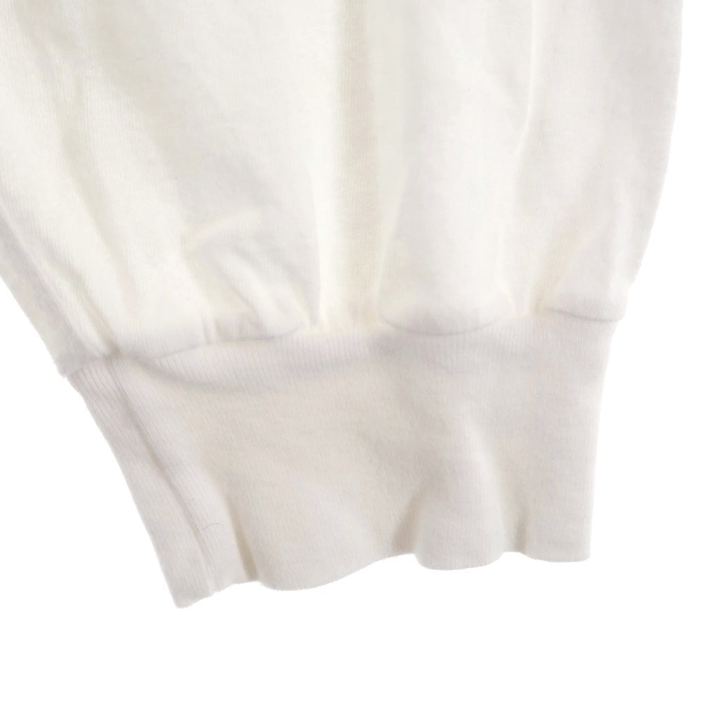 CHROME HEARTS(クロムハーツ) MLTCOL CEM CRS L/S TEE マルチカラー セメタリークロス クルーネック長袖Tシャツカットソー ロンT ホワイト