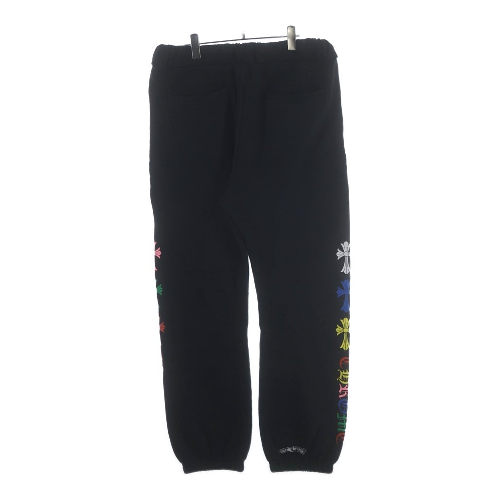CHROME HEARTS(クロムハーツ) 22SS MLTCOL CEM CRS SWEAT PANTS プリント スウェットパンツ ブラック