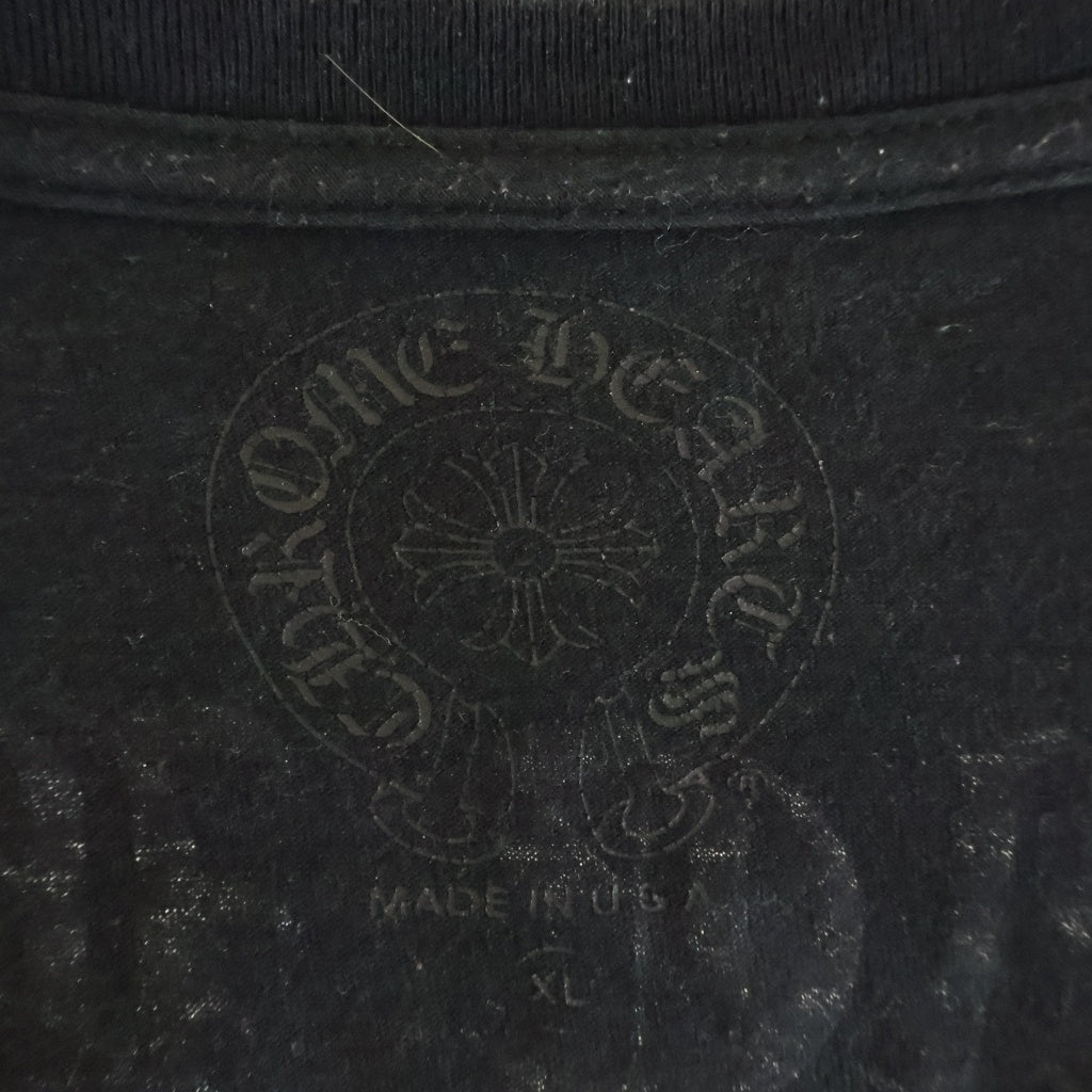 CHROME HEARTS(クロムハーツ) CHROME HEARTS クロムハーツ ARCH LOGO FUCH YOU アーチロゴ 長袖Tシャツ ロンT ブラック