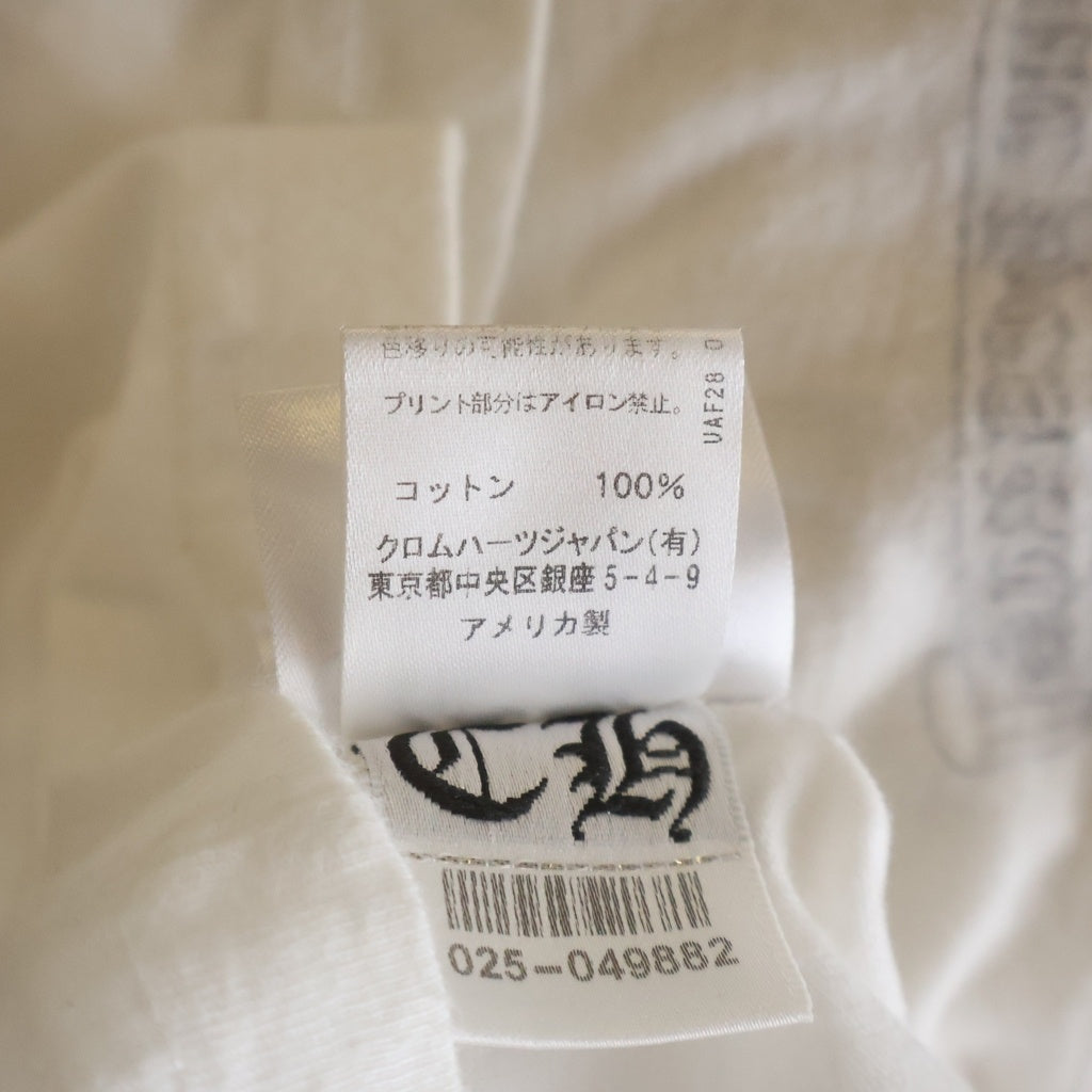CHROME HEARTS(クロムハーツ) CH S/S TEE バックスクロールラベルプリント半袖Tシャツカットソー