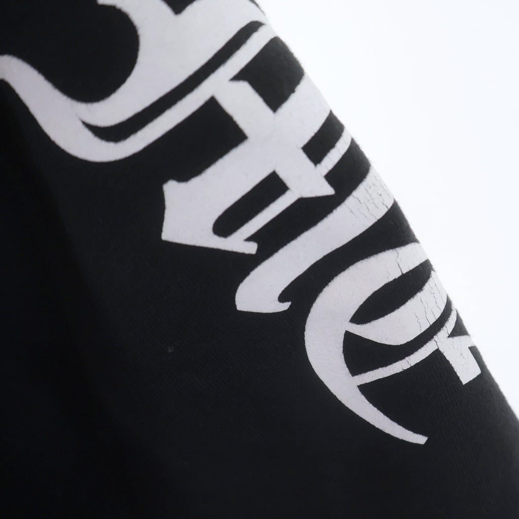 CHROME HEARTS(クロムハーツ) Neck Logo Crewneck Sweatshirt ネックロゴ クルーネックスウェットシャツ トレーナー 袖ロゴプリント ブラック