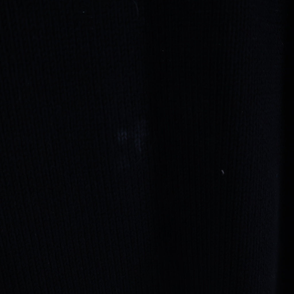 DIOR(ディオール) 21AW OBLIQUE SIDE LINE CREWNECK SWEATS オブリークライン クルーネック コットン ニット セーター ブラック 113M638AT187