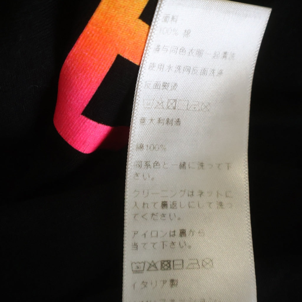 CELINE(セリーヌ) 22SS Gradient Logo Print Cotton Tee 2X10B671Q グラデーション ロゴ クルーネック半袖Tシャツカットソー ブラック