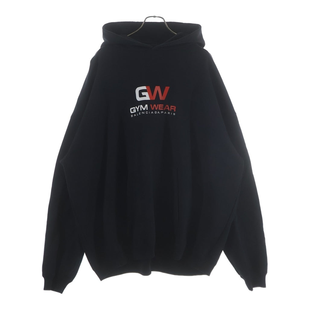 BALENCIAGA(バレンシアガ) 20AW Gym Wear Large Fit Hoodie ロゴプリント フーディ 620973 TIVD4