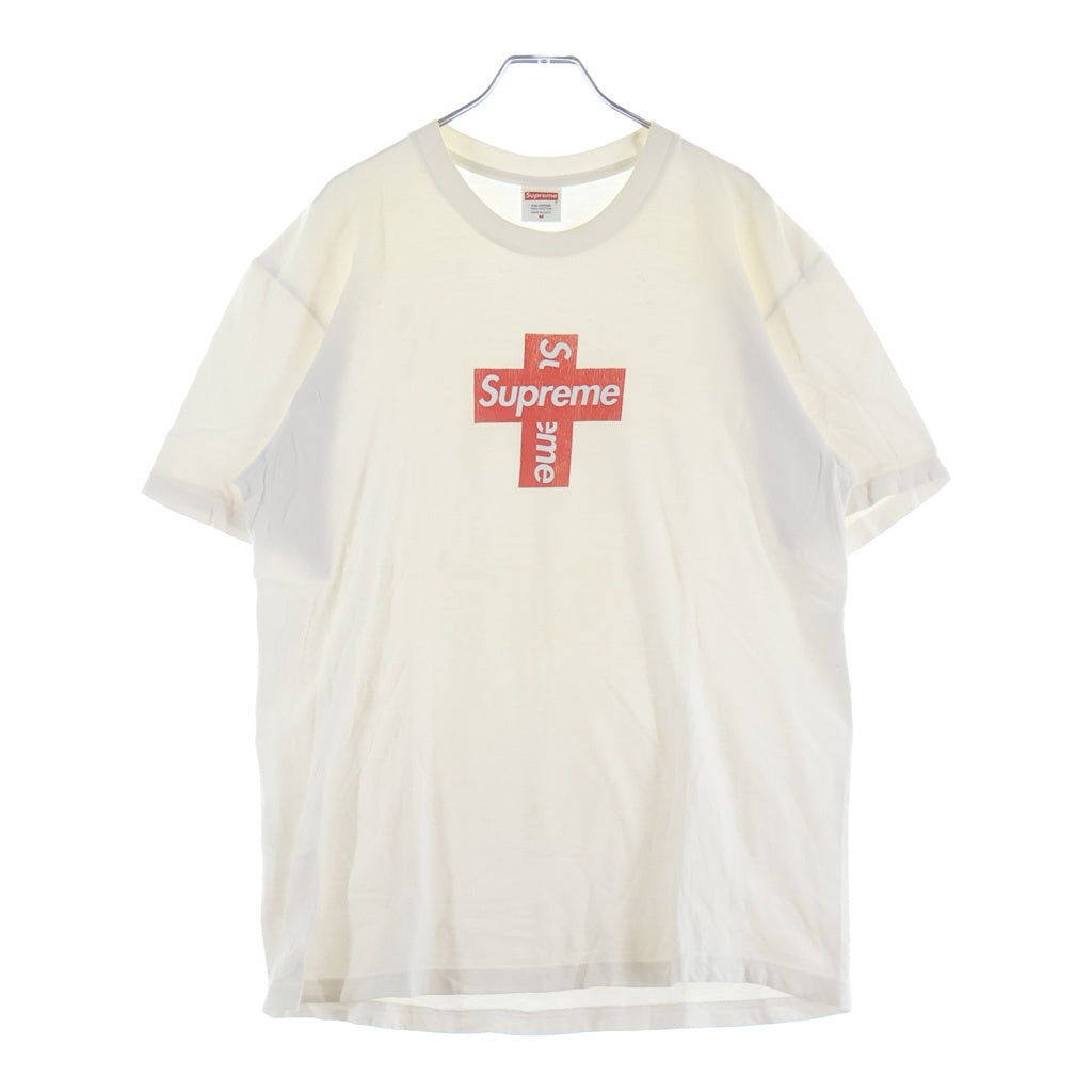 SUPREME(シュプリーム) 20AW Cross Box Logo Tee クロスボックスロゴ クルーネックス半袖Tシャツカットソー ホワイト