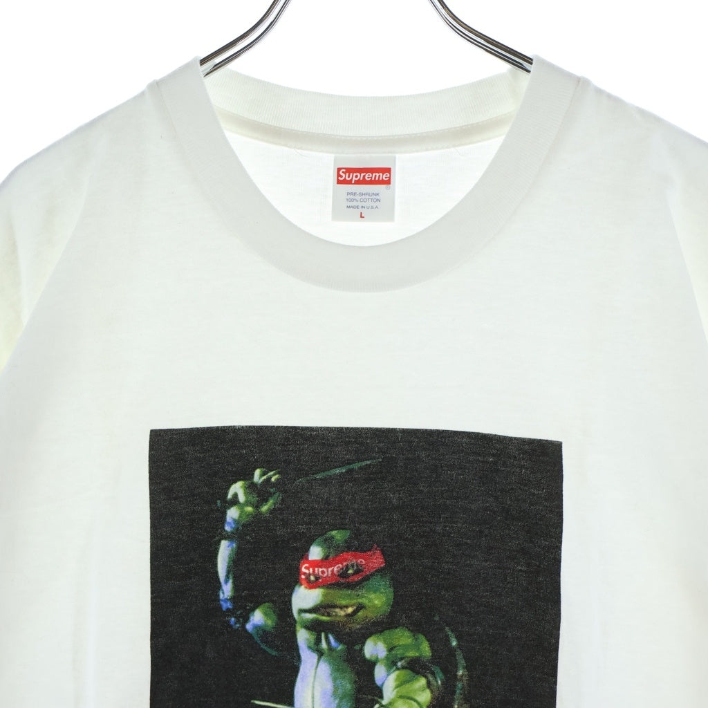 SUPREME(シュプリーム) 21SS Teenage Mutant Ninja Turtles Raphael Tee 半袖 カットソー Tシャツ ホワイト