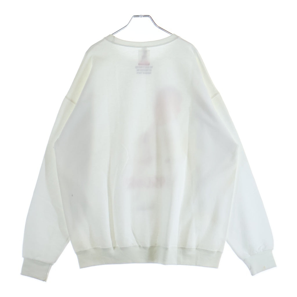 WACKO MARIA(ワコマリア) 22SS 凶気の桜 クルーネック スウェット ホワイト