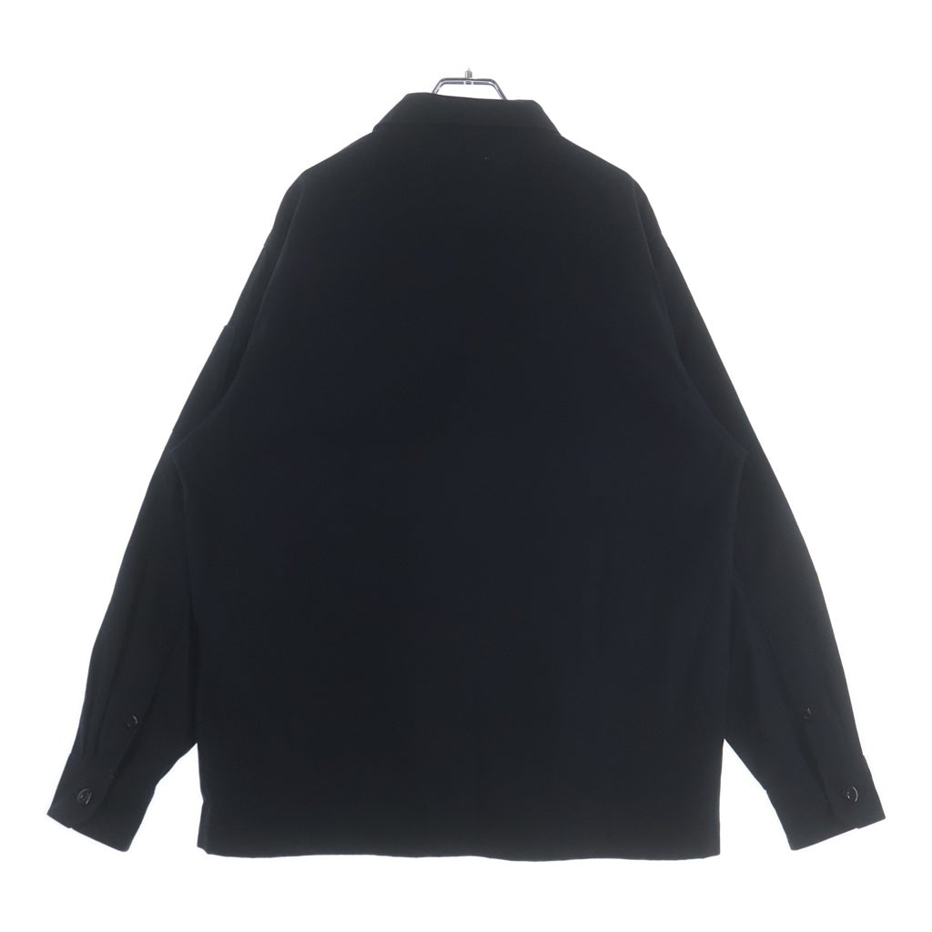 WTAPS(ダブルタップス) 20AW BUDS/LS/COTTON. SATIN バッツ コットンサテン ミリタリー 長袖シャツ ブラック 202BRDT-SHM01