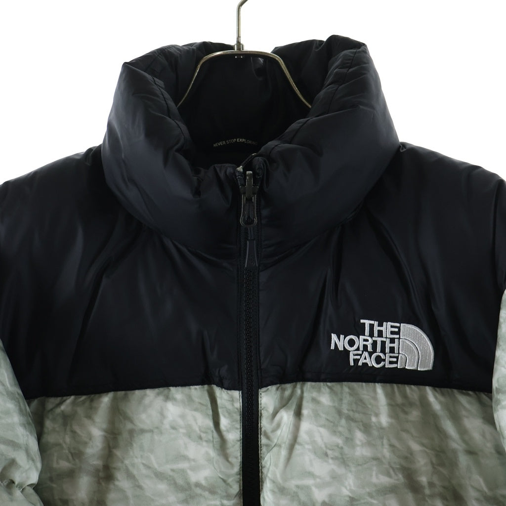 THE NORTH FACE(ザノースフェイス) ×Supreme Nuptse Jacket White Paper Print ×シュプリーム ヌプシ ダウンジャケット ホワイトペーパープリント ホワイト ND91806I