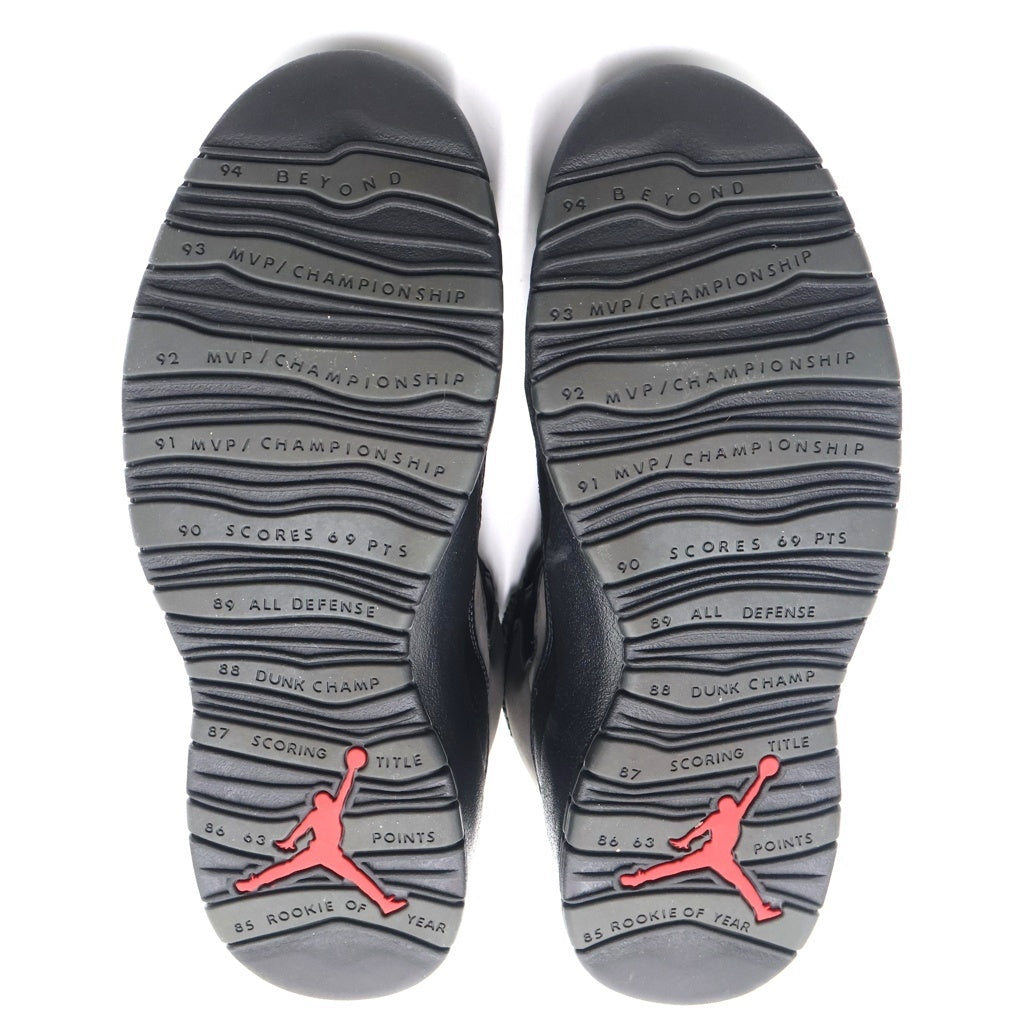 NIKE(ナイキ) Air Jordan 10 Retro エアジョーダン10 レトロ ハイカットスニーカー ブラック US10/28.0cm HJ6779-001