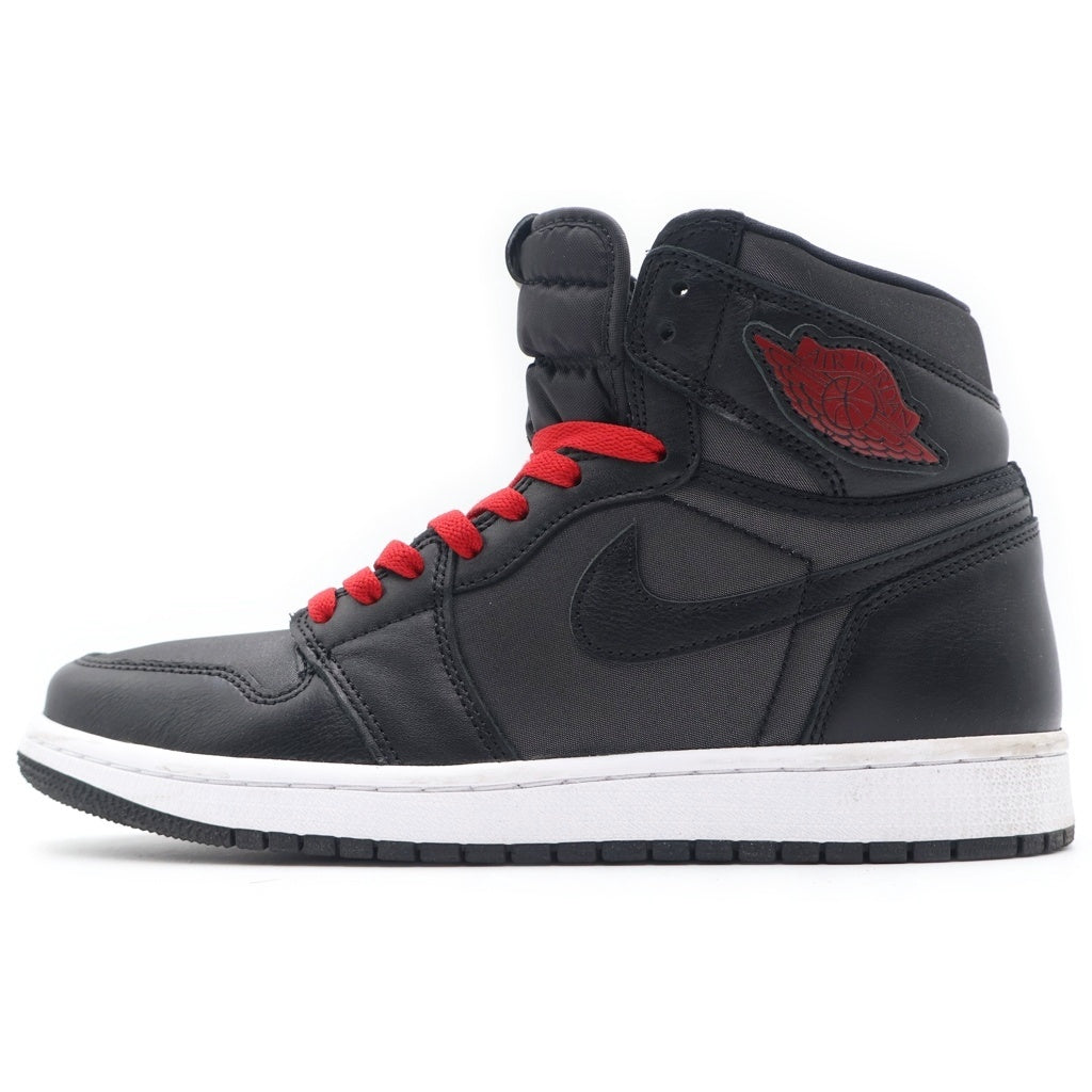 NIKE(ナイキ) AIR JORDAN 1 RETRO HIGH OG BLACK GYM RED エアジョーダン1 レトロ ハイカットスニーカー ブラック US9.5/27.5cm 555088-060