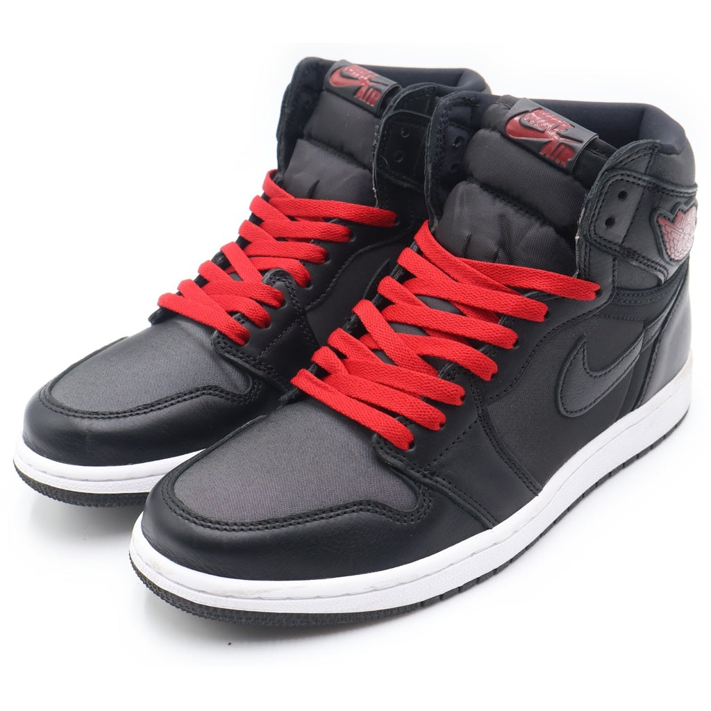 NIKE(ナイキ) AIR JORDAN 1 RETRO HIGH OG BLACK GYM RED エアジョーダン1 レトロ ハイカットスニーカー ブラック US9.5/27.5cm 555088-060