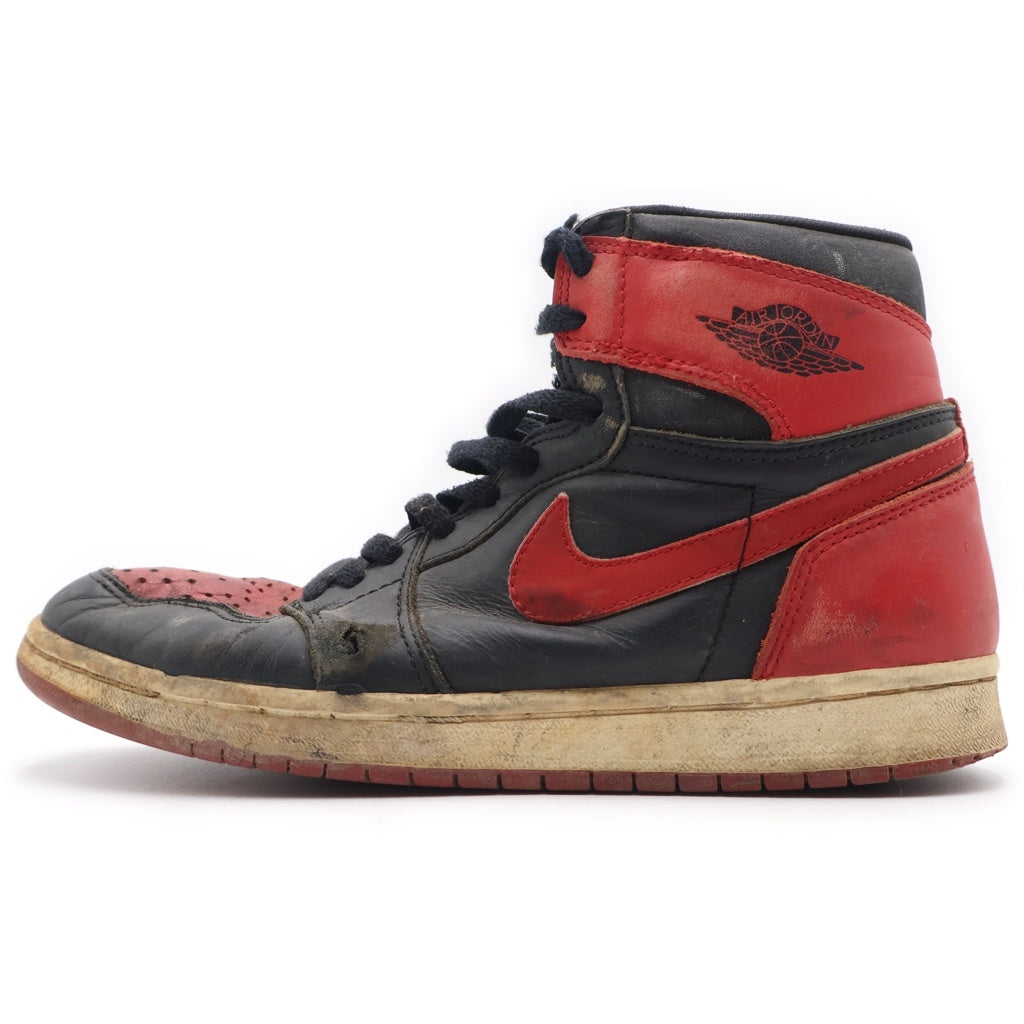 NIKE(ナイキ) 【観賞用 1994年製】 AIR JORDAN1 BRED エアジョーダン1 ブレッド ハイカットスニーカー ブラック/レッド US8/26cm 130207-061