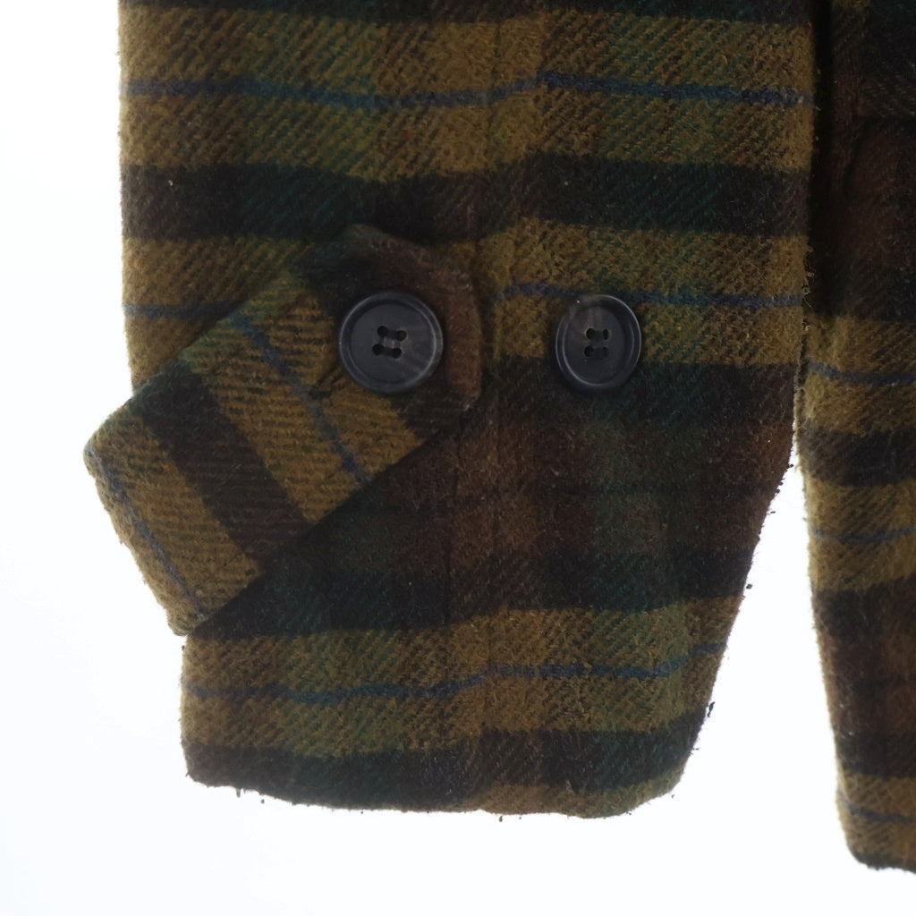 STUSSY(ステューシー) BurlyGear Check Jacket チェック ジップアップ ジャケット カーキ