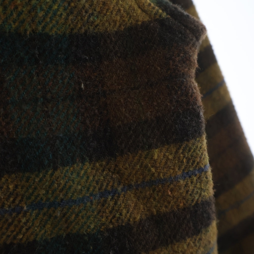 STUSSY(ステューシー) BurlyGear Check Jacket チェック ジップアップ ジャケット カーキ