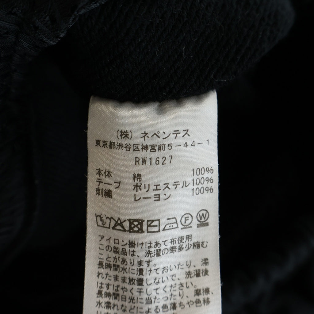 Needles(ニードルス) TRACK PANT COTTON トラック パンツ コットン ブラック RW1627