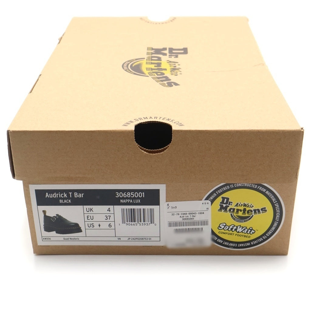 Dr.Martens(ドクターマーチン) AUDRICK T Bar レザー シューズ ブラック 30685001