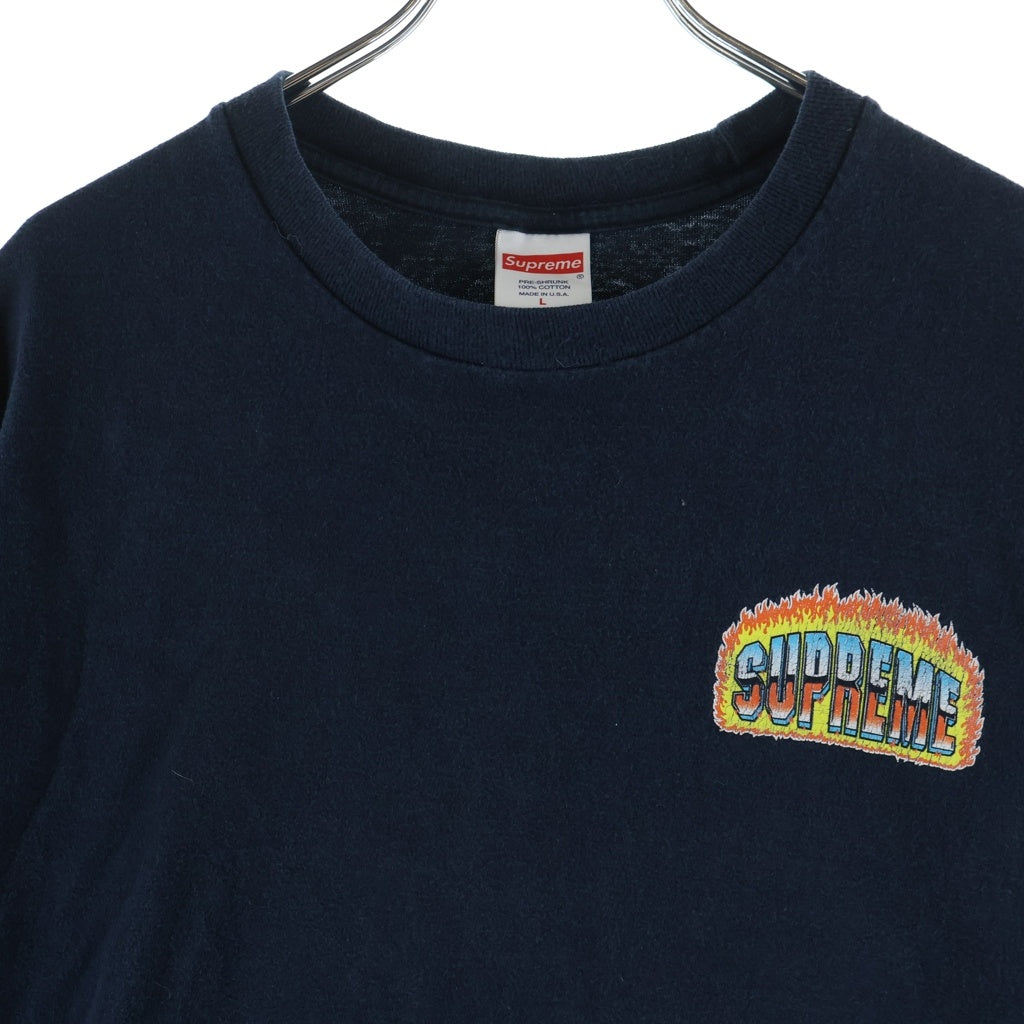 SUPREME(シュプリーム) 20AW Chrome Tee クロームロゴ半袖Tシャツ ネイビー カットソー