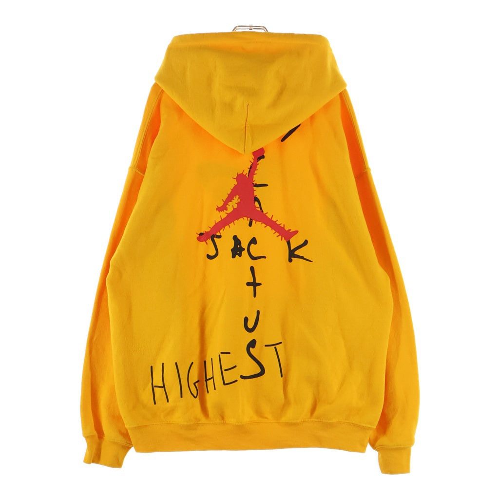 NIKE(ナイキ) ×Travis Scott Cactus Jack Jordan Highest Hoodie ×トラヴィス スコット カクタスジャック ハイエスト フーディ パーカー イエロー