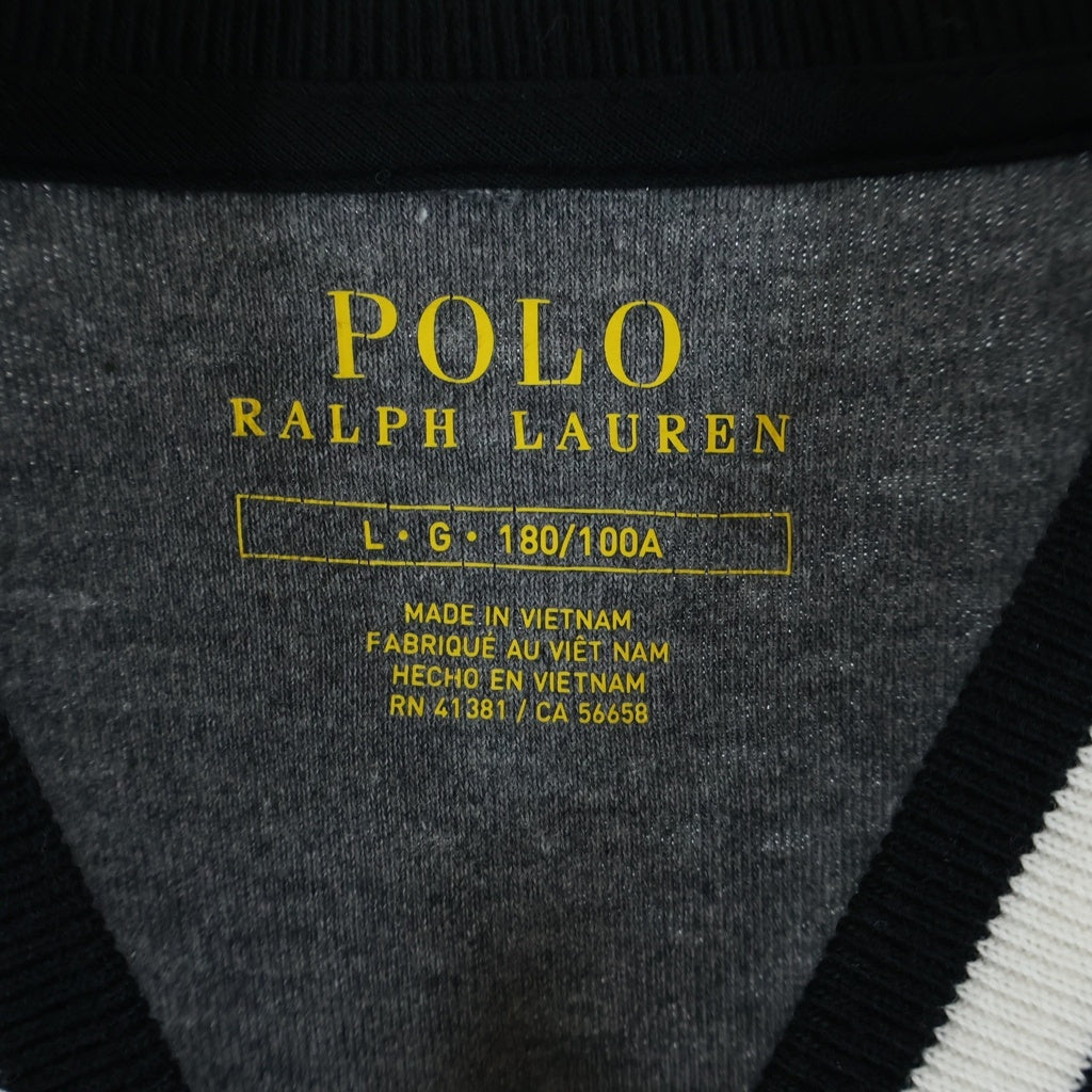 POLO RALPH LAUREN(ポロラルフローレン) スウェット スタジアム ジャンパー スタジャン ジャケット グレー/ブラック