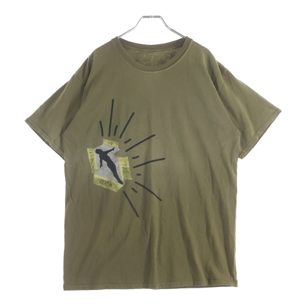 TRAVIS SCOTT(トラヴィススコット) Cactus jack Highest In The Room Dive Tee カクタスジャック ハイエスト イン ザ ルーム ダイブ 半袖Tシャツ カットソー カーキ