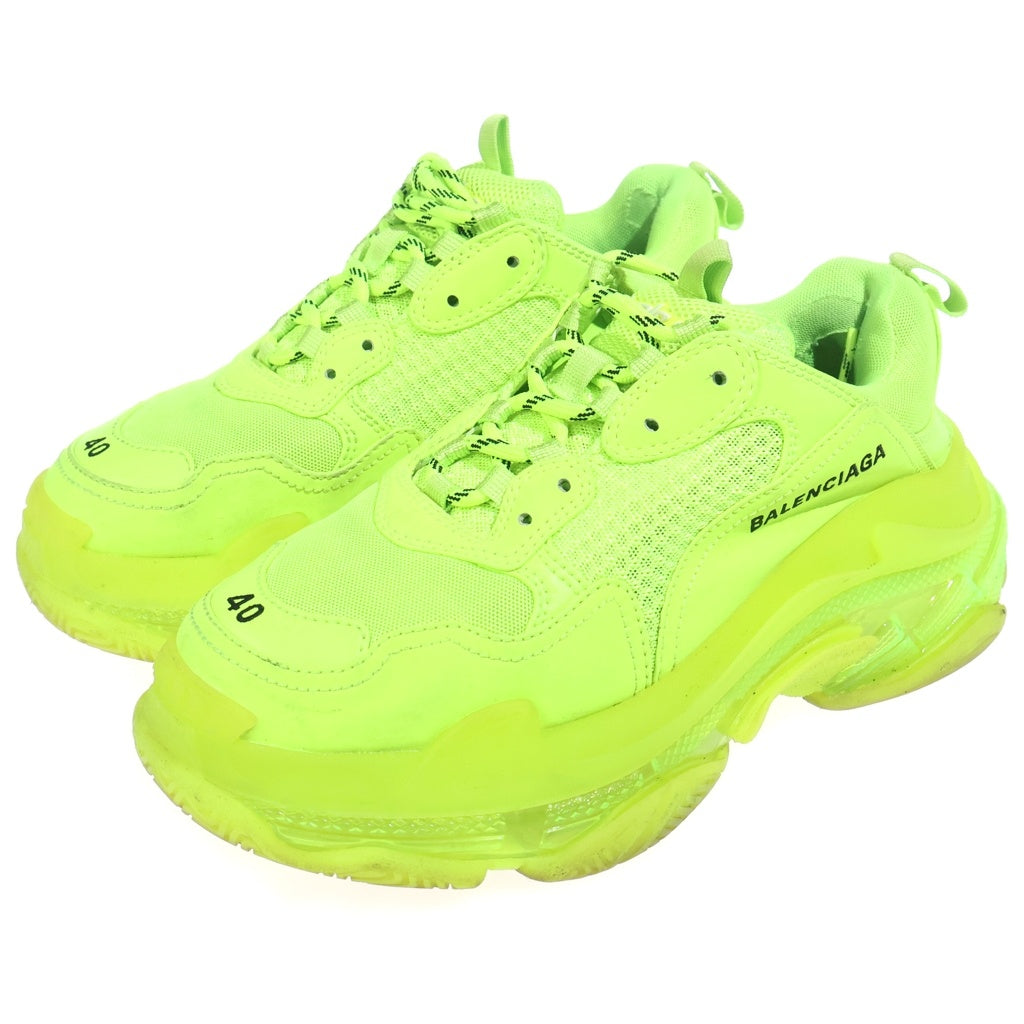 BALENCIAGA(バレンシアガ) TRIPLE S CLEAR SOLE TRAINER トリプルS クリアソール トレーナー ダッドスニーカー イエロー 541624