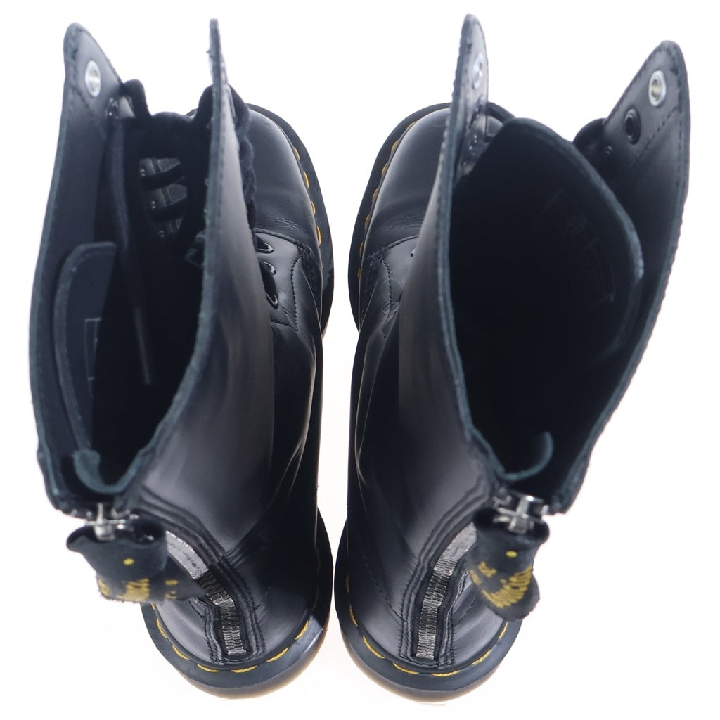 Dr.Martens(ドクターマーチン) ×Y's 10EYE BOOT レザー ブーツ ブラック