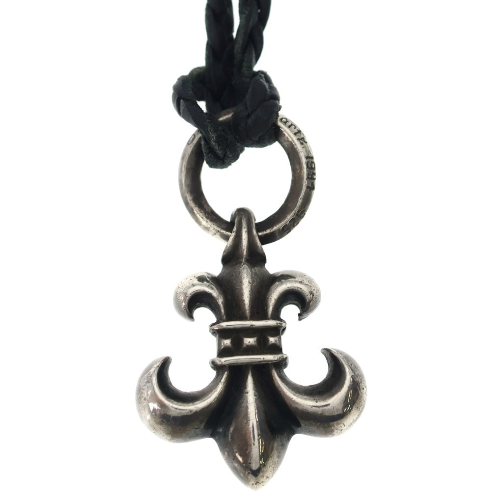 CHROME HEARTS(クロムハーツ) OLD BS FLUER BSフレア ペンダントトップ レザーブレイド シルバー/ブラック