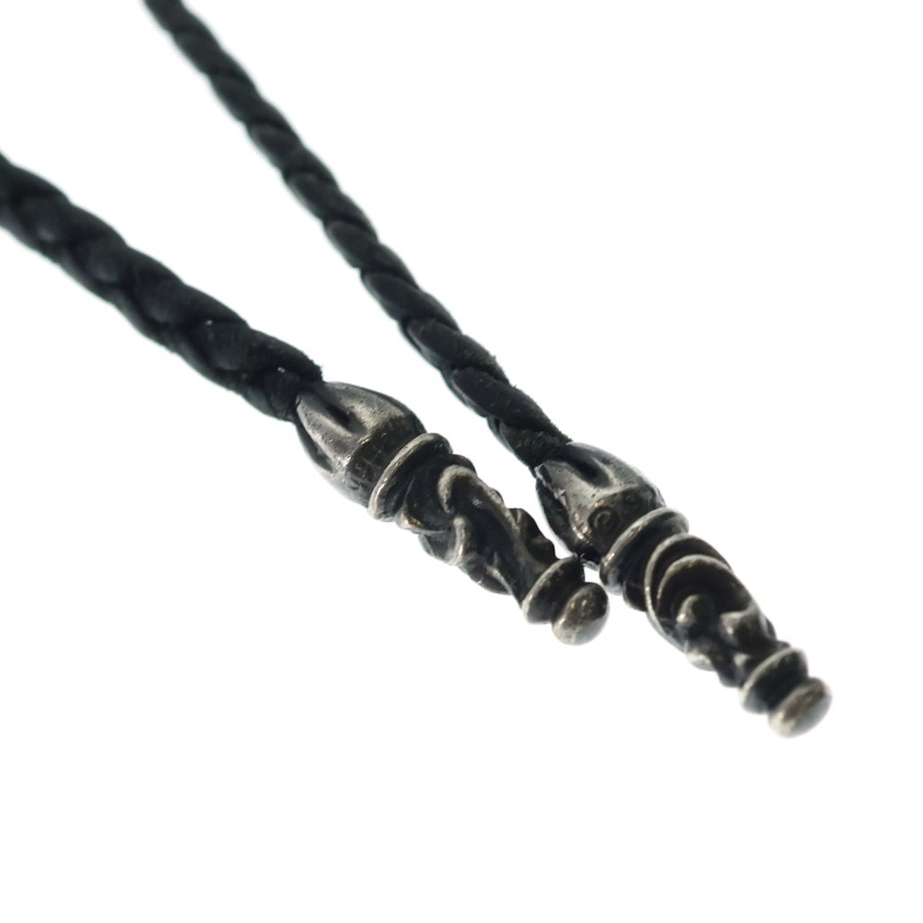 CHROME HEARTS(クロムハーツ) OLD BS FLUER BSフレア ペンダントトップ レザーブレイド シルバー/ブラック