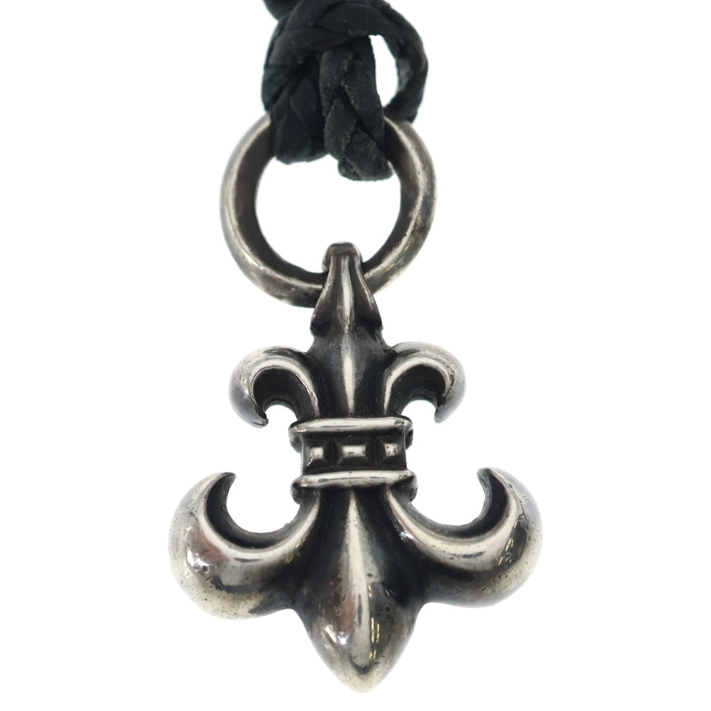 CHROME HEARTS(クロムハーツ) OLD BS FLUER BSフレア ペンダントトップ レザーブレイド シルバー/ブラック