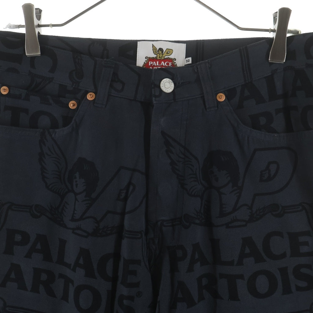 Palace Skateboards(パレススケートボーズ) x Stella Artois Logo Printed Casual Pants ロゴプリント カジュアルパンツ グレー