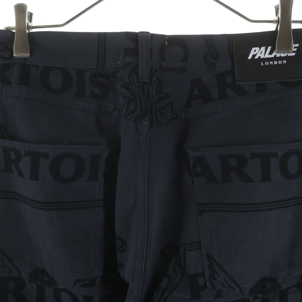 Palace Skateboards(パレススケートボーズ) x Stella Artois Logo Printed Casual Pants ロゴプリント カジュアルパンツ グレー
