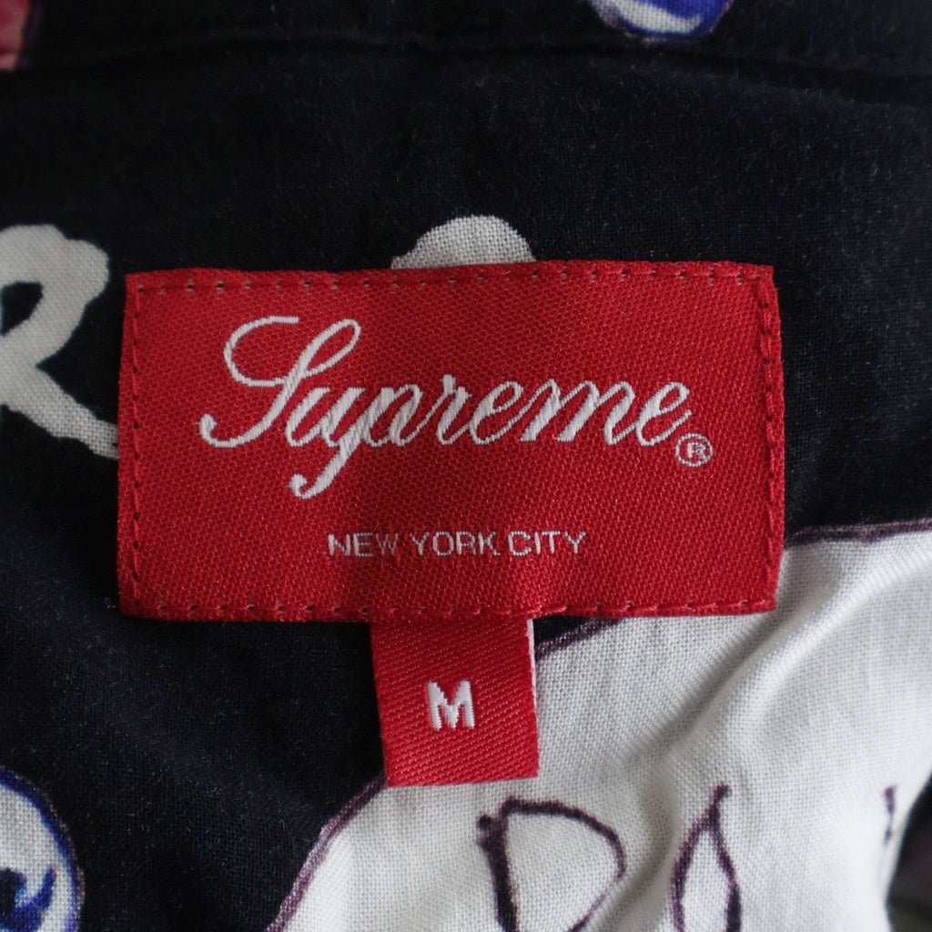 SUPREME(シュプリーム) 20SS Daniel Johnston Rayon S/S Shirt ダニエルジョンストン レーヨン 半袖 シャツ ブラック