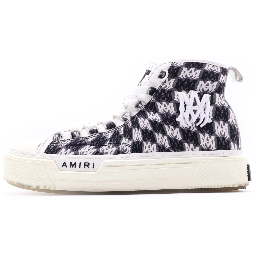 AMIRI(アミリ) MA QUAD COURT HI ハイカット スニーカー ホワイト/ブラック AW23MFS008-001