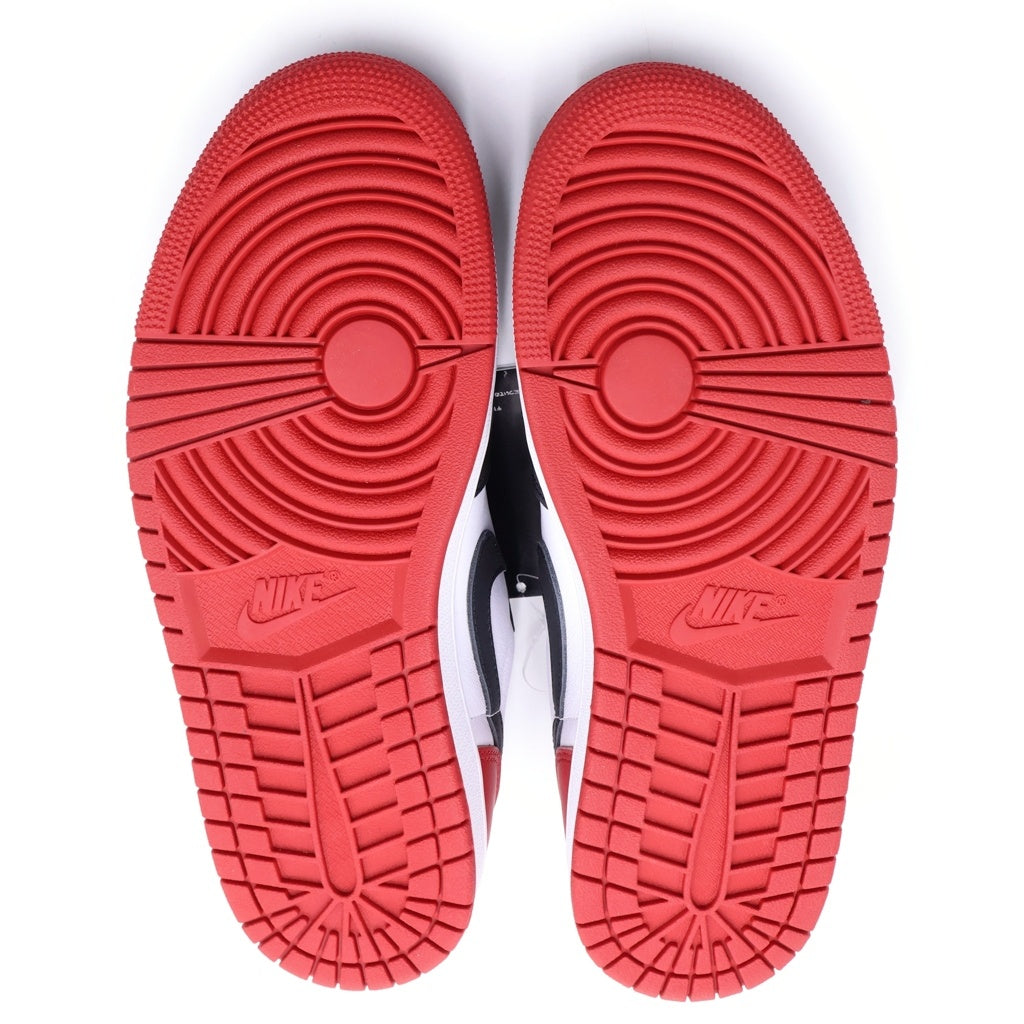 NIKE(ナイキ) AIR JORDAN 1 RETRO LOW OG BLACK TOE エアジョーダン1 レトロ ロー ブラックトゥ ローカットスニーカー ホワイト/ブラック/レッド US9/27cm CZ0790-106