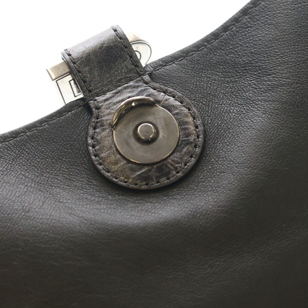 BALENCIAGA(バレンシアガ) Crush Quilted Chain Shoulder Bag クラッシュ クイルテッド チェーン ショルダー バッグ シルバー 716393 1314 レディース